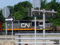 WC 6923 - SD40-3 (To TXGN 132 - ex-GCFX 6053,  nee CN 5192)